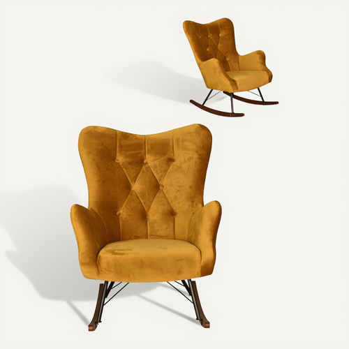 Fauteuil à Bascule - Family - Luna - Jaune - Bascule - Royal 10 - Réf 4959