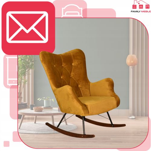 Fauteuil à Bascule - Family - Luna - Jaune - Bascule - Royal 10 - Réf 4959