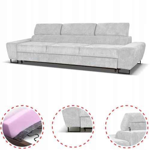 Canapé Convertible - Family - Savio - Beige - Convertible - Réf 9749