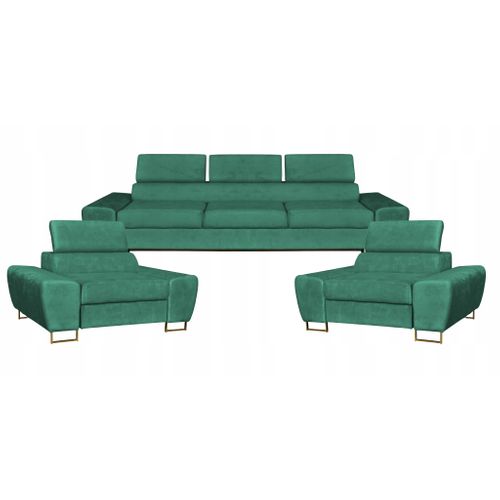 Canapé Convertible - Family - Bosso - Vert - Convertible - Réf 9992