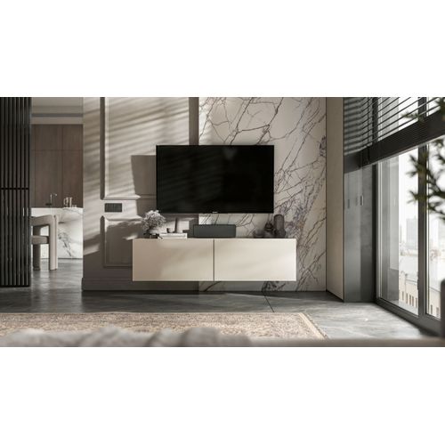 Meuble TV Suspendu Enjoy Cachemire Mat 120 Cm