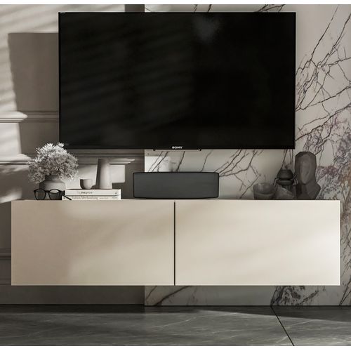 Meuble TV Suspendu Enjoy Cachemire Mat 120 Cm