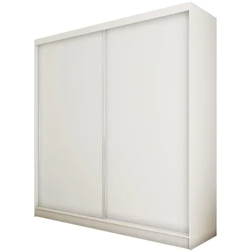 Armoire 2 Portes Coulissantes – Mario 200 cm - Blanc