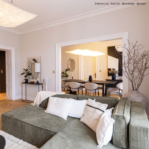 Canapé D'angle à Droite Convertible 3 Places Avec Coffre En Velours Côtelé Vert Kaki - Barani