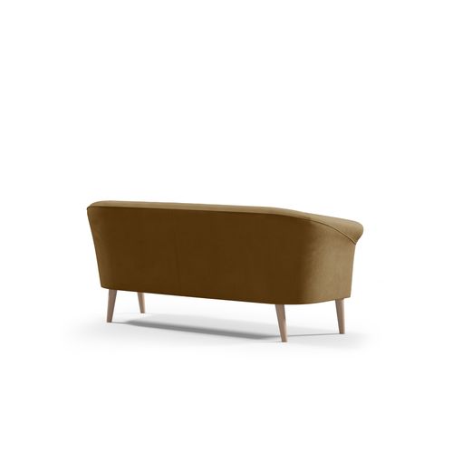 Canapé Scandinave 3 Places Espero En Tissu - Marron