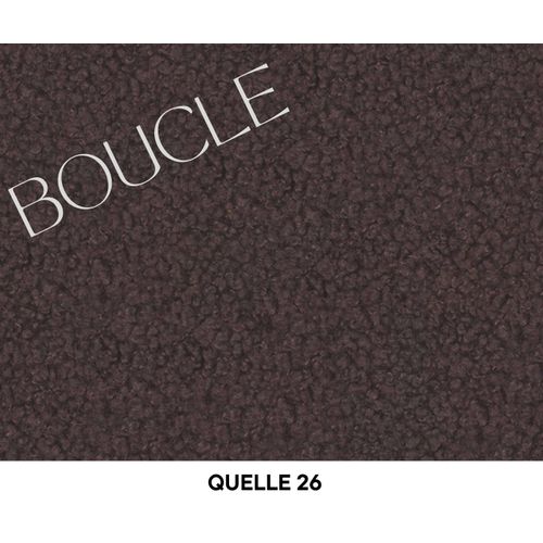 Fauteuil ELO En Tissu Bouclette - Marron