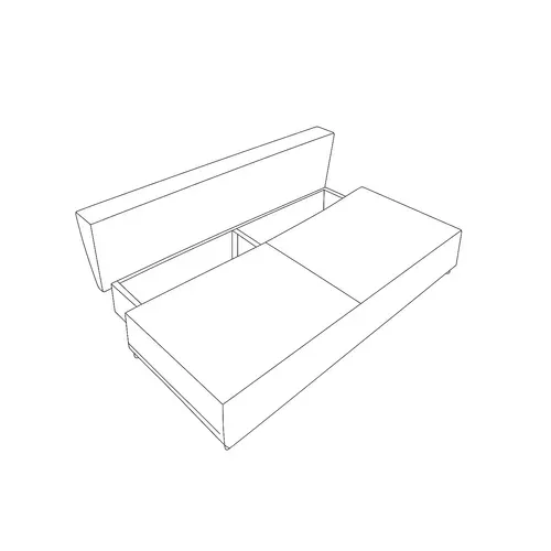 Canapé Luno Rose en velours