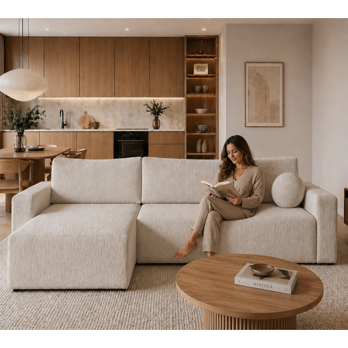 Canapé D’angle convertible Balton, Design Élégant