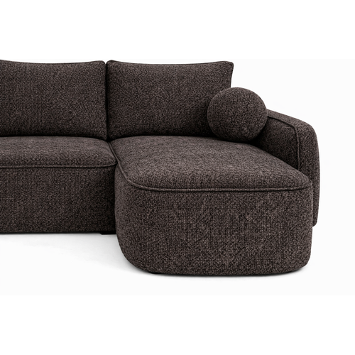 Milo Braun, Canapé angle convertible 3 Places   230 × 160 Cm