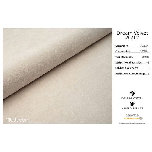 Canapé D'angle Mari-l1-v2 243x171x83 Angle Gauche En Velours - Beige