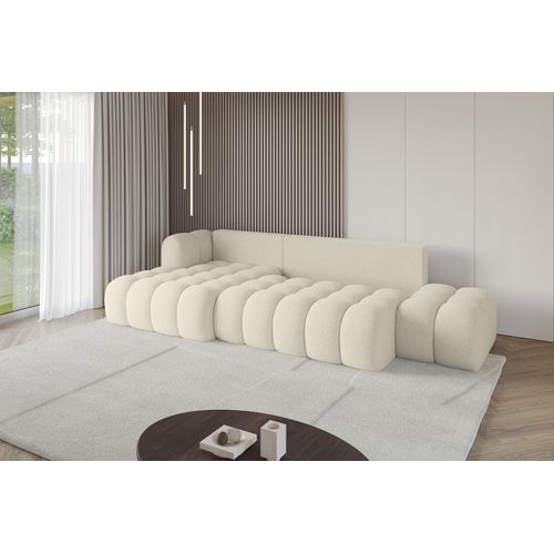 Canapé D'angle Convertible - Olea-l2-321x164x75cm Gauche Beige