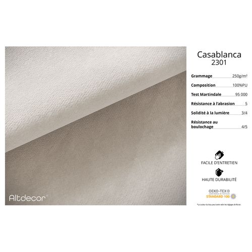 Lit Adolescent Gauche Avec Rangement Sovy 100x200cm Beige En Velours