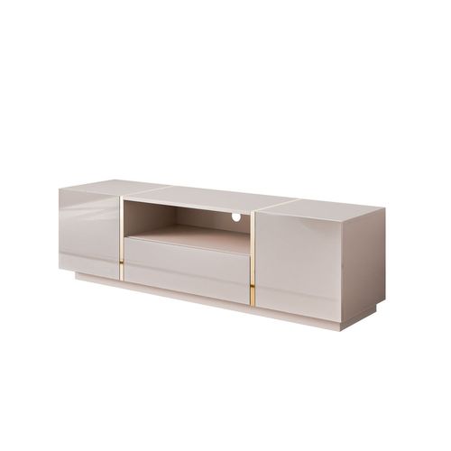 Meuble TV Onyx Cachemire Haute Brillance