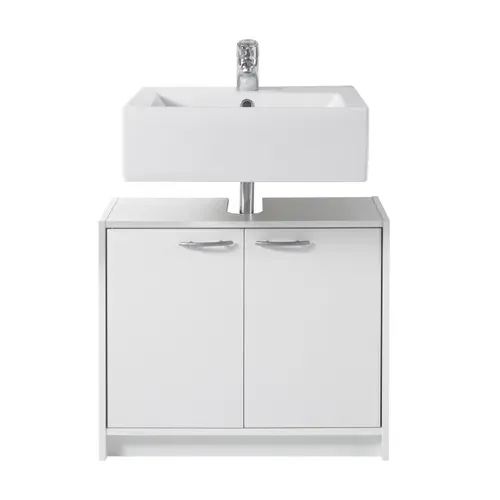 MEUBLE SOUS LAVABO SMASH 2P BLANC