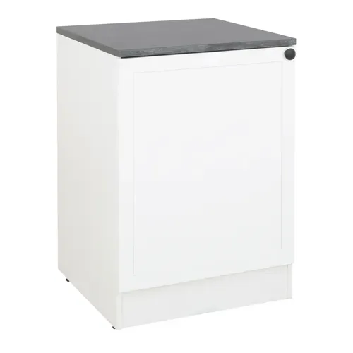 Bas 60 cm 1 porte ELSA blanc