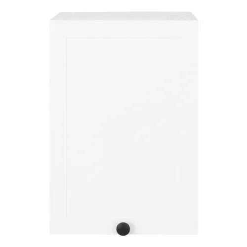 haut 40 cm 1 porte ELSA blanc vue de face