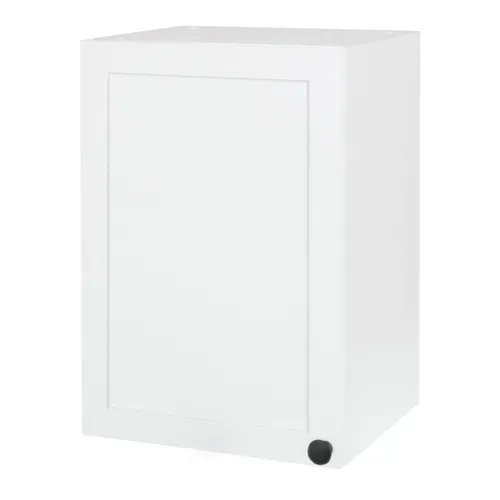 haut 40 cm 1 porte ELSA blanc vue de profil