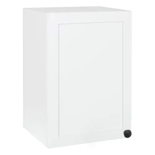 haut 40 cm 1 porte ELSA blanc vue 3/4
