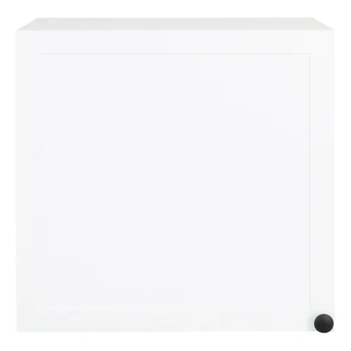 Haut 60 cm 1 porte ELSA blanc vue de face