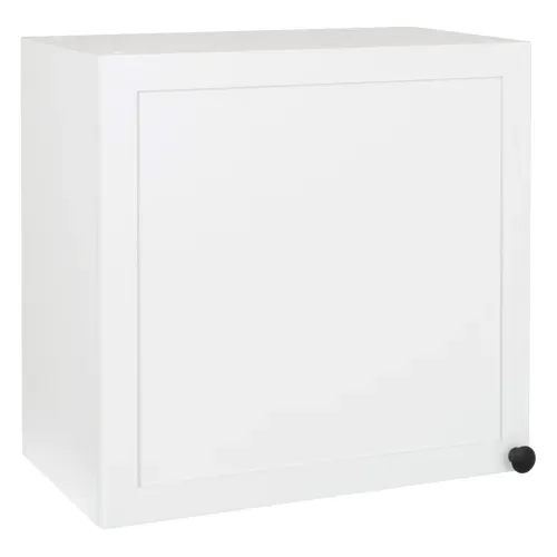 Haut 60 cm 1 porte ELSA blanc vue 3/4
