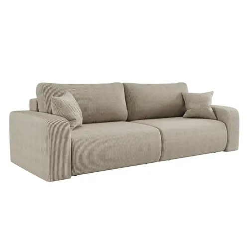 Canapé Convertible Pianioo Avec Coffre De Rangement – Beige Élégant