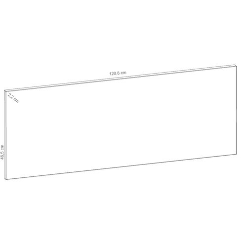 Meuble De Salle De Bain à Suspendre Xilo Noir Chêne 120 Cm Avec Le Plan Chêne