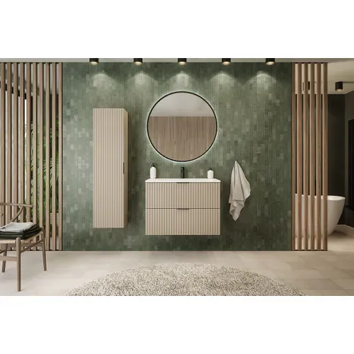 Meuble Suspendu Sous Vasque Flow Cachemire 80 Cm