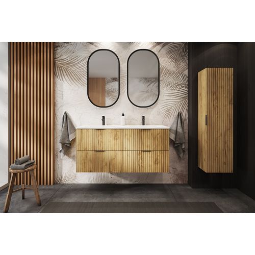 Meuble Suspendu Sous Vasque Flow Chêne 120 Cm