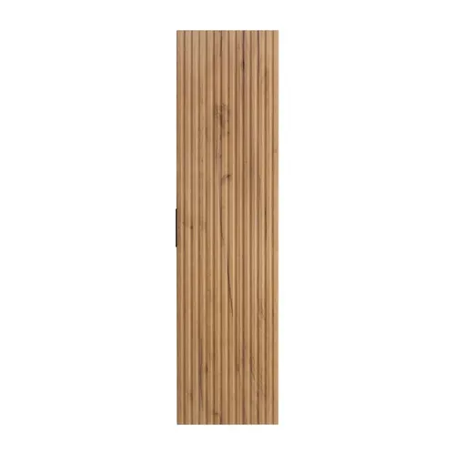Meuble Colonne Suspendu De Salle De Bain Flow Chêne 35 X 136 Cm