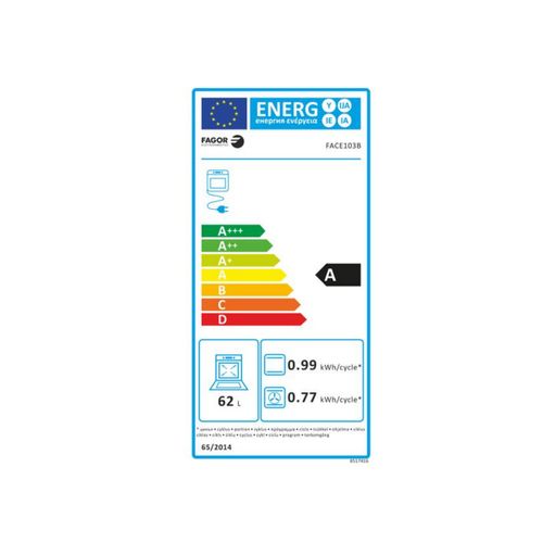 Cuisinière Tout Électrique 4 foyers - Face103b