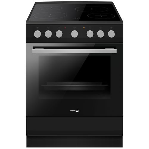 Cusinière vitrocéramique FAGOR FACV3004N 4 foyers Noir vue de face