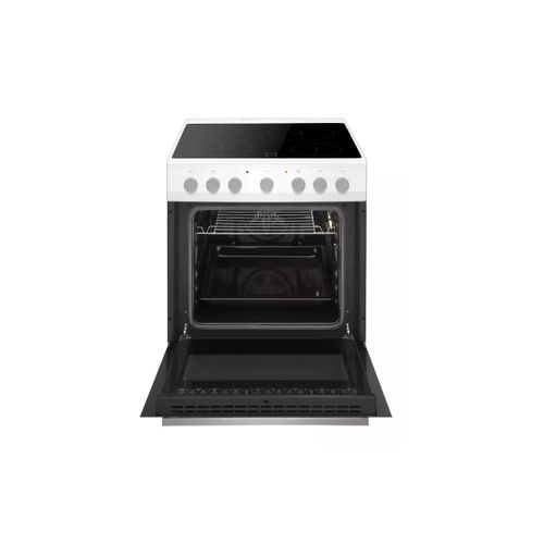 Cuisinière Vitrocéramique 62l 4 Feux Blanc Facv3004b