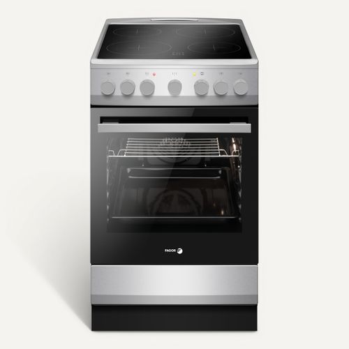 Cuisinière Vitrocéramique Fagor Facv203s 4 Foyers Silver