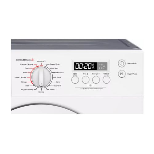 Lave-linge Séchant Intégrable 8/6kg 1400 Tours/min Flsi8614bw