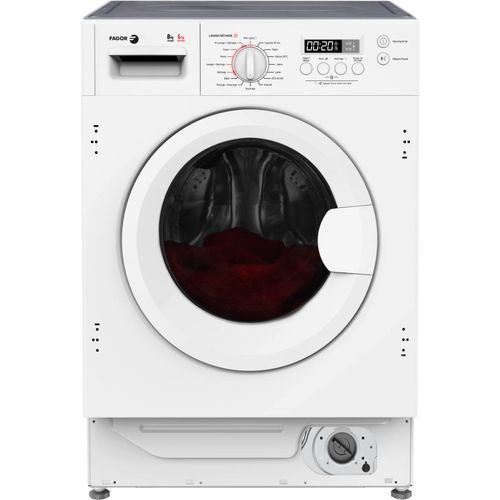 Lave-linge Séchant Intégrable 8/6kg 1400 Tours/min Flsi8614bw