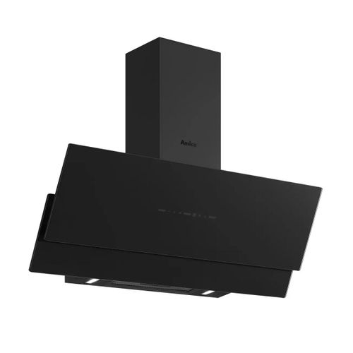 Hotte Décorative Inclinée 60cm 594m3/h Noir Ahign9600a++