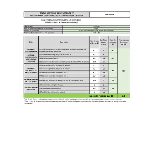 Mini Lave-vaisselle 45 Cm 6 couverts 47 dB - Flv0647ds