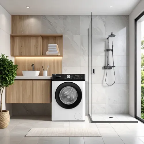 Lave-linge hublot FAGOR FLFP814A15BN 8kg Blanc vue d'ambiance 1