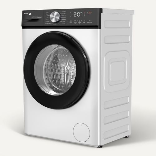 Lave-linge hublot FAGOR FLFP814A15BN 8kg Blanc vue 3/4