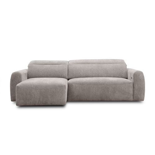 Canapé D'angle 4 Places Nero, Tissu Beige