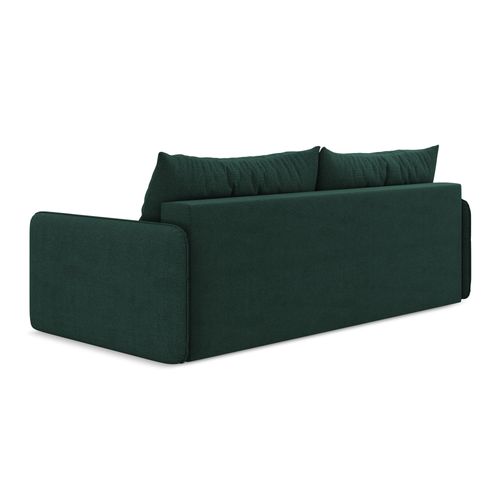 Canapé Convertible Design Bersy - Vert D'eau - 3 Places - Tissu - Neuf