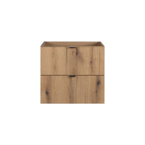 Meuble Suspendu Sous Vasque Avec Tiroirs Nova Oak 60 Cm