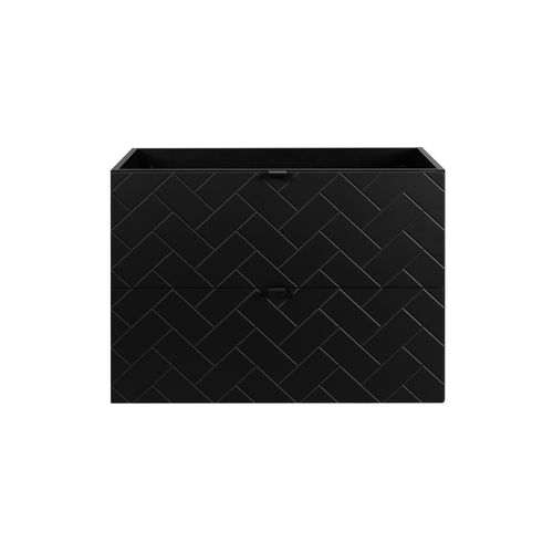 Meuble Sous Vasque Madis Noir 80 Cm B