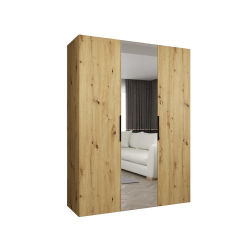 Armoire à Portes Battantes Marbella 2 202/150/52 3 Portes (marron/noir)