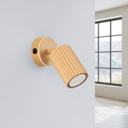 Applique Karbon Or Avec Interrupteur