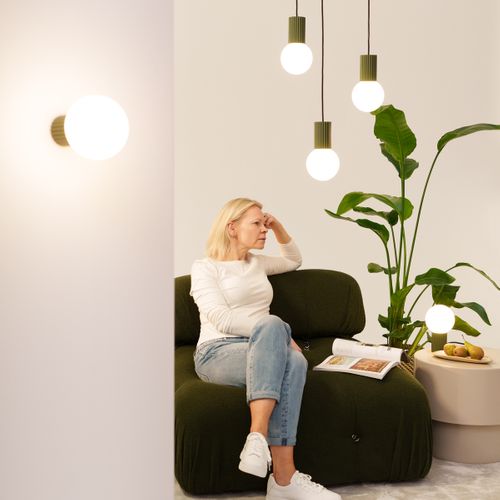 Lampe Pendante Halo 1 Vert Olive