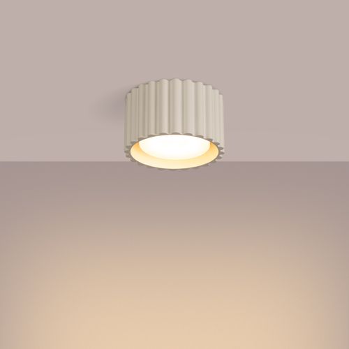 Plafonnier Aura 1 Beige Gx53