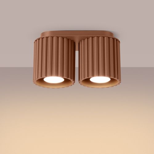 Plafonnier Aura 2 Moka Gu10