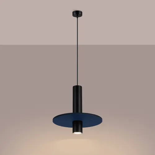 Lampe Suspendue Pelta 1 Noir/marine