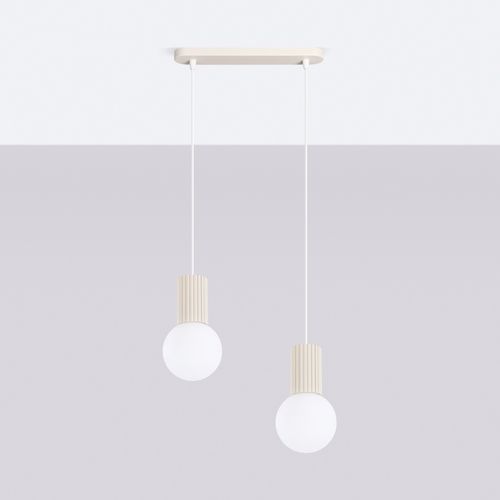 Suspension Halo 2l Beige